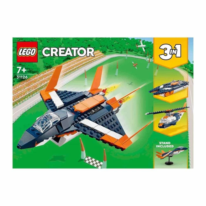 Lego Creator 3’ü 1 Arada Süpersonik Jet 31126