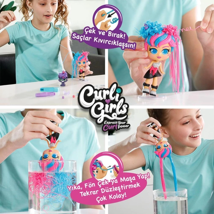 Silverlit Curli Girls Bebek - Bayli