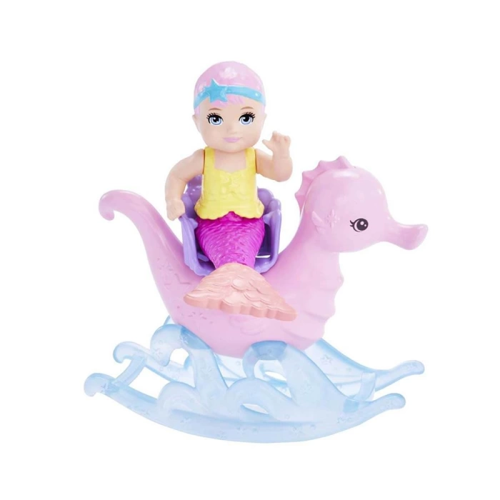 Barbie Dreamtopia Denizkızı Bebek ve Çocuk Oyun Alanı HLC30