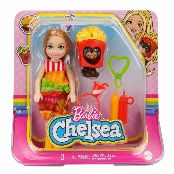 Barbie Kostümlü Chelsea ve Hayvacığı Oyun Setleri GRP69