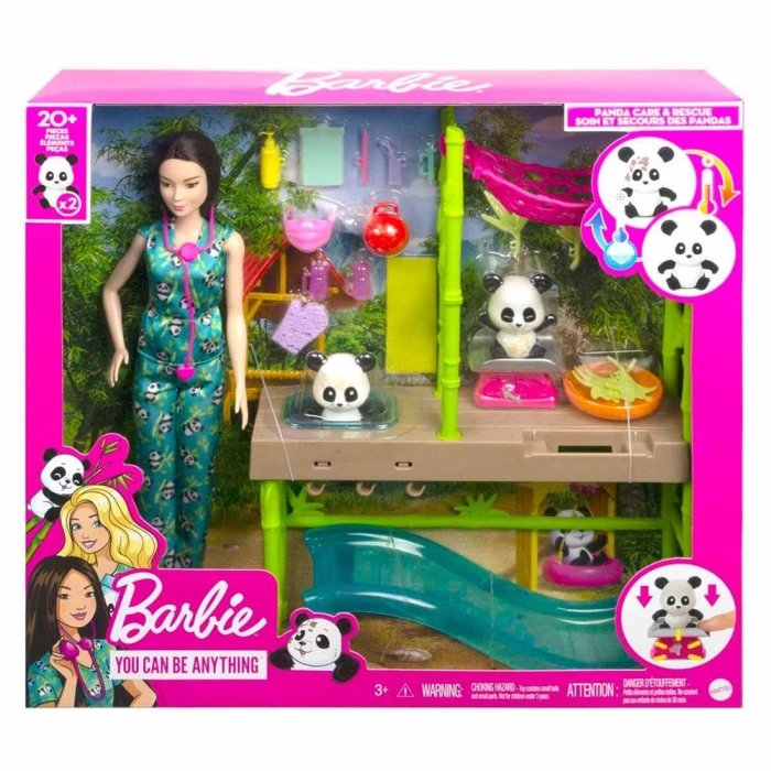 Barbie Yavru Panda Bakımı Oyun Seti HKT77