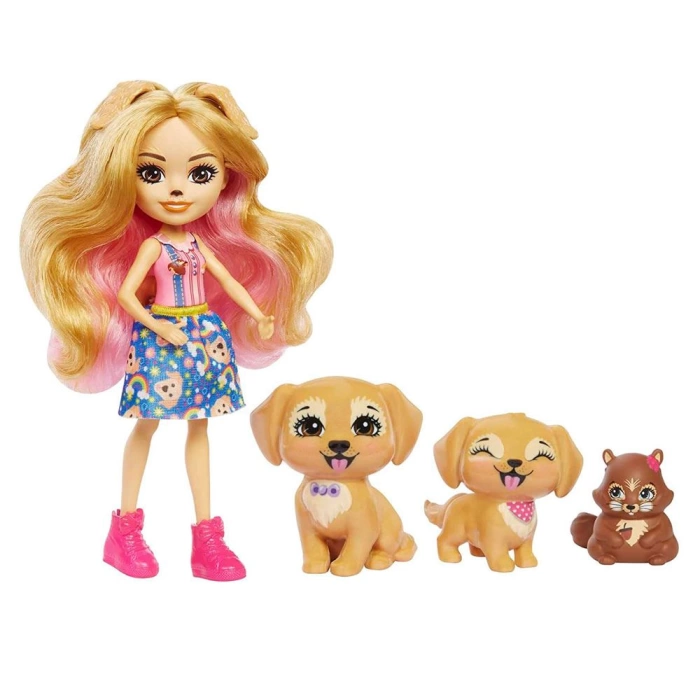 Enchantimals Aile Serileri HHB85 - Gerika Golden Retriever Ailesi