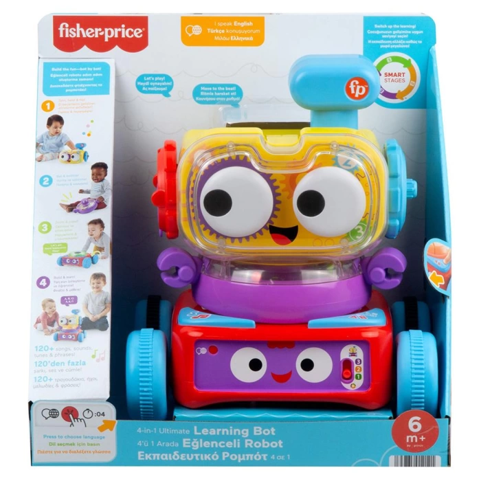 Fisher Price 4ü 1 Arada Eğlenceli Robot