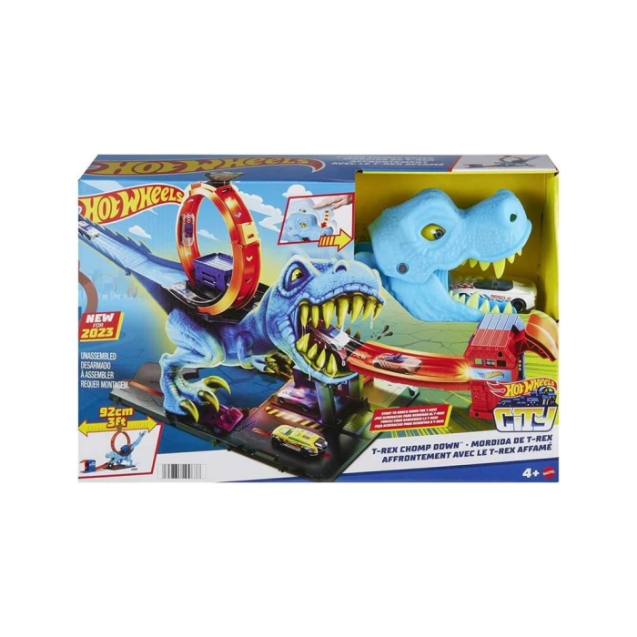 Hot Wheels Dinozor ile Mücadele Oyun Seti HKX42