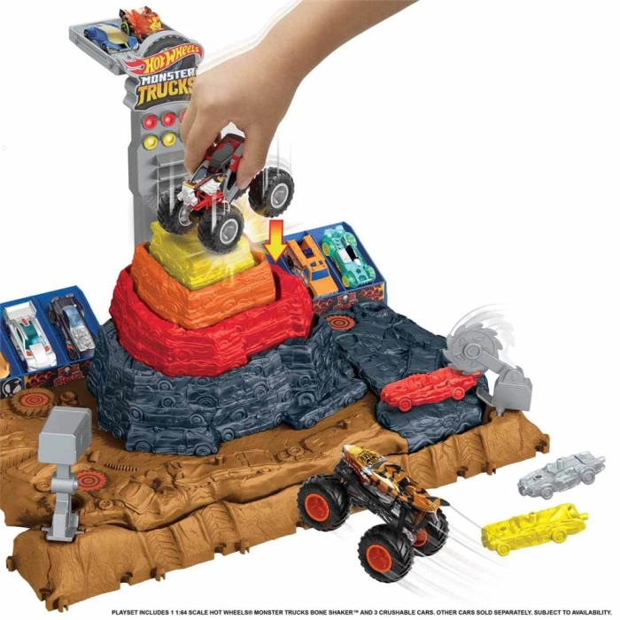 Hot Wheels Monster Trucks Muhteşem Çarpışma Arenası Oyun Seti HNB