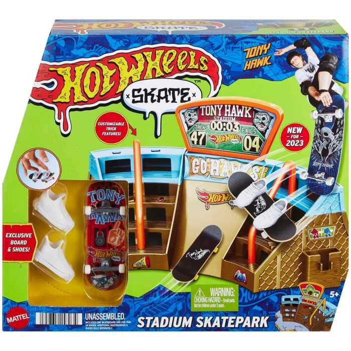 Hot Wheels Stadyum Kaykay Parkı Oyun Seti