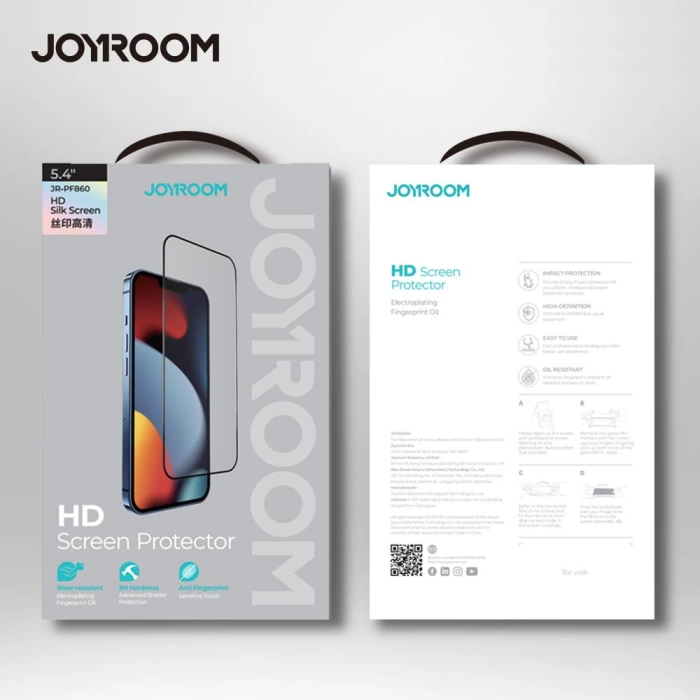 Joyroom JR-PF905 İphone 13/13 Pro  9H Temperli HD Ekran Koruyucu 2.5D
