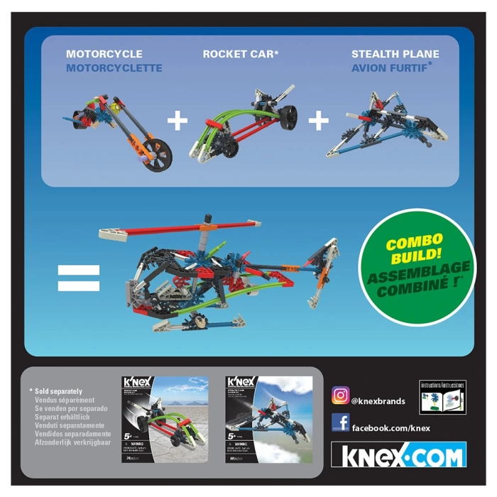 KNex Imagine Motorcycle Building Set 17007