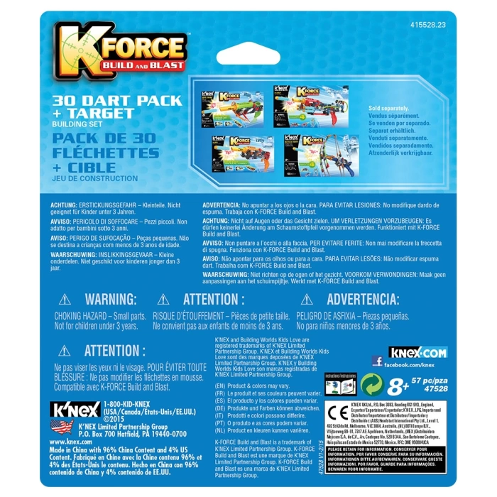 KNex K-Force Hedefli 30 Mermi Seti 47528