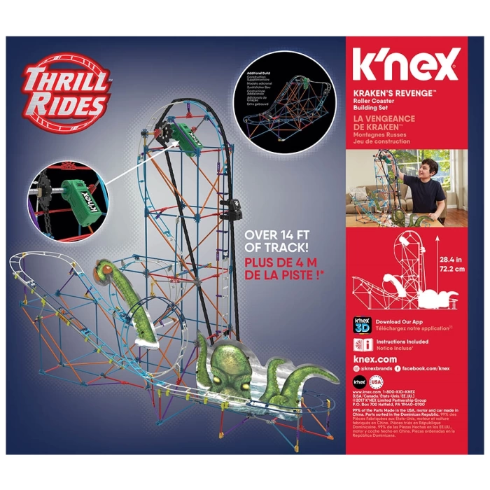 KNex Krakens Revenge Roller Coaster 17616 (Motorlu)