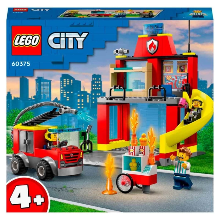 LEGO City İtfaiye Merkezi ve İtfaiye Kamyonu 60375