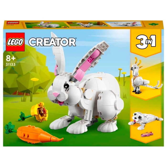 LEGO Creator 3’ü 1 Arada Beyaz Tavşan 31133