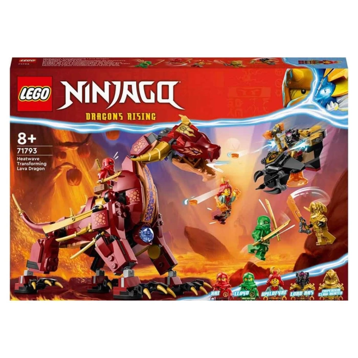 LEGO Ninjago Heatwave Dönüşen Lav Ejderhası 71793