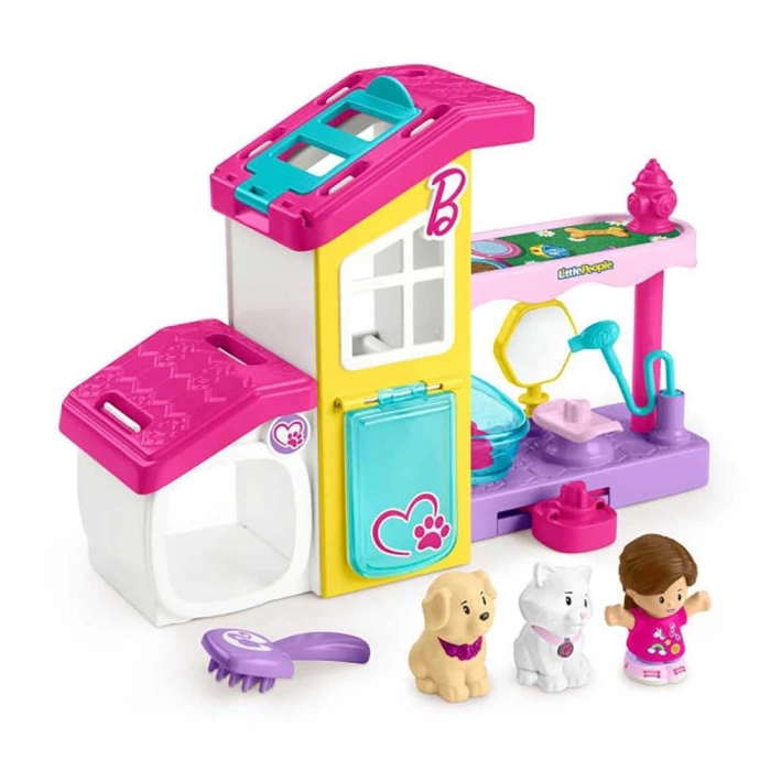 Little People Barbie Hayvan Dostu Spa Merkezi