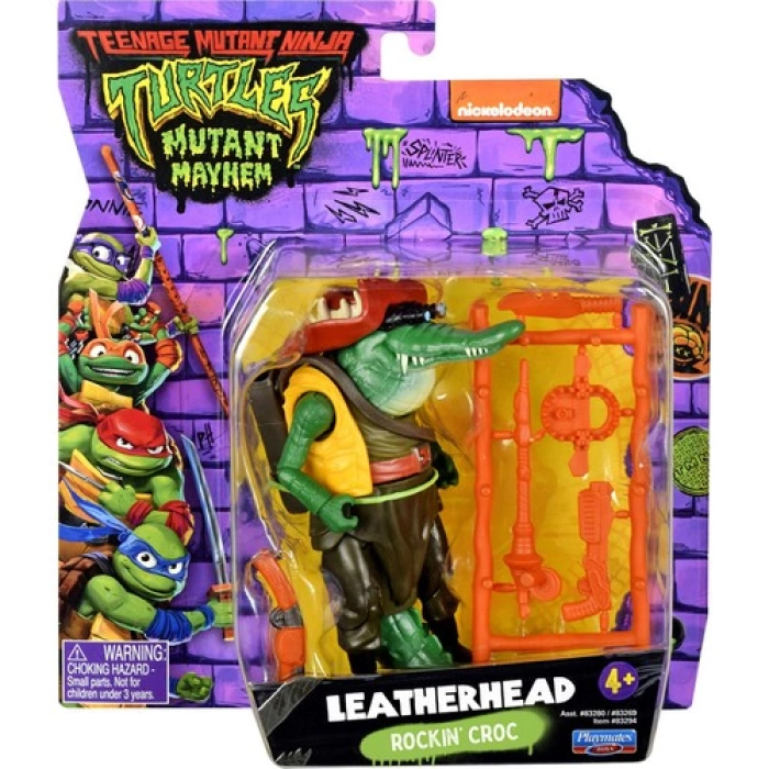 Ninja Turtles Mutant Mayhem Aksiyon Figürler Leatherhead 83294