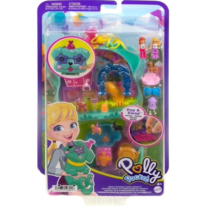 Polly Pocket Minik Köpeğin Doğumgünü Partisi Oyun Seti