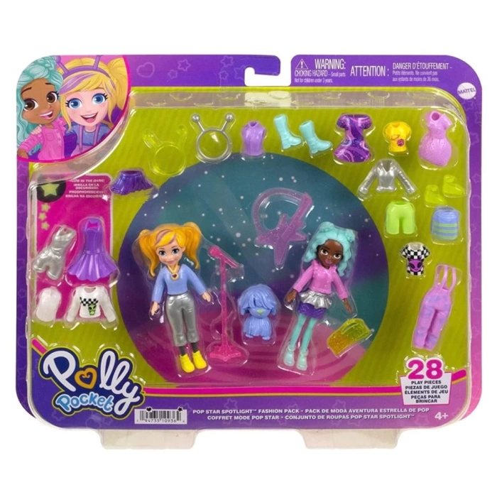 Polly Pocket ve Arkadaşları Pop Yıldızı Moda Paketi HKV97