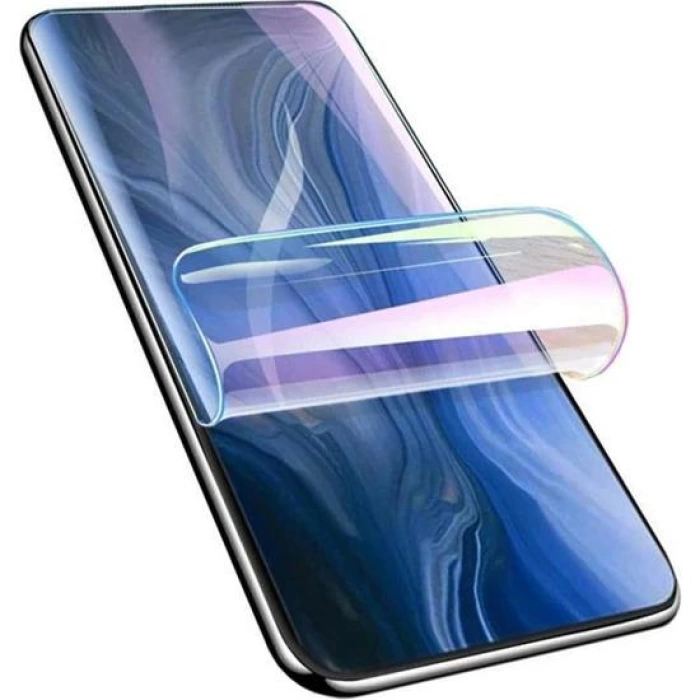 Samsung A10 Uyumlu Esnek Dayanıklı Blue Nano Ekran Koruyucu