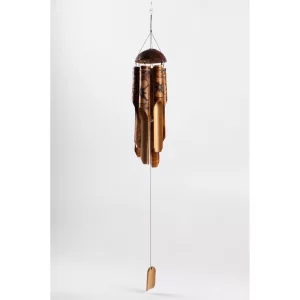 Populermarketim - Bambu Coconat Kafalı Rüzgar Çanı 30 Cm