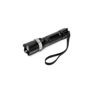 Populermarketim - Km-110 Profesyonel Şarjlı El Feneri Ledli+flashlight+zoom Özellikli  Aparatlı 6 Parça Full Set