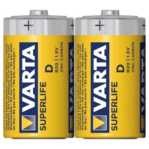 Populermarketim - Varta Superlife Çinko Büyük D Boy Pil 24lü Paket