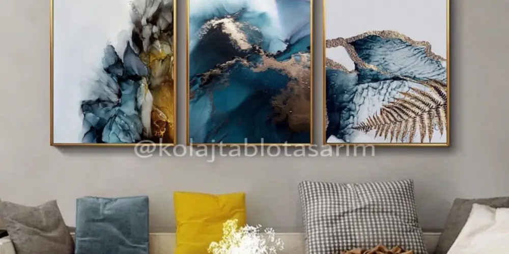 Soyut Tasarımlı Tablolar