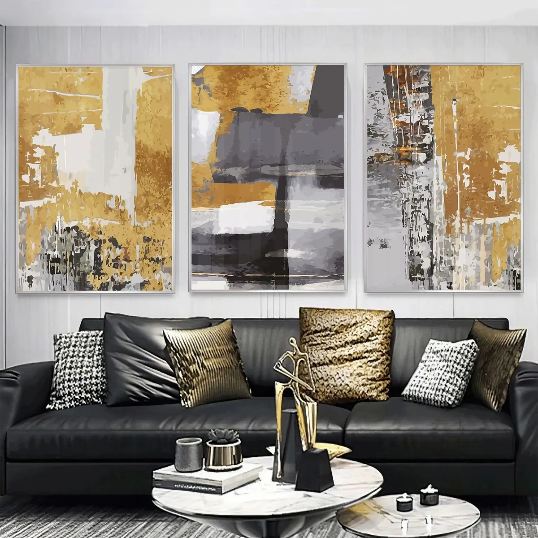 Siyahın Asaleti, Altının Işıltısı: Üçlü Metal Çerçeveli Sanat Esintisi