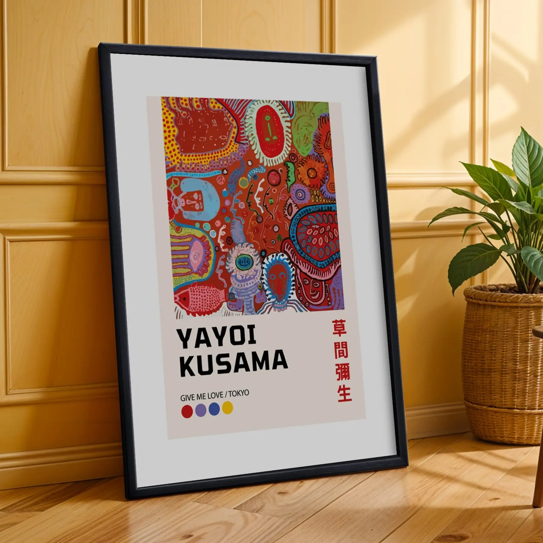 Modern Sanat Akımları Seti Siyah Çerçeveli 3lü Ahşap Tablo Seti