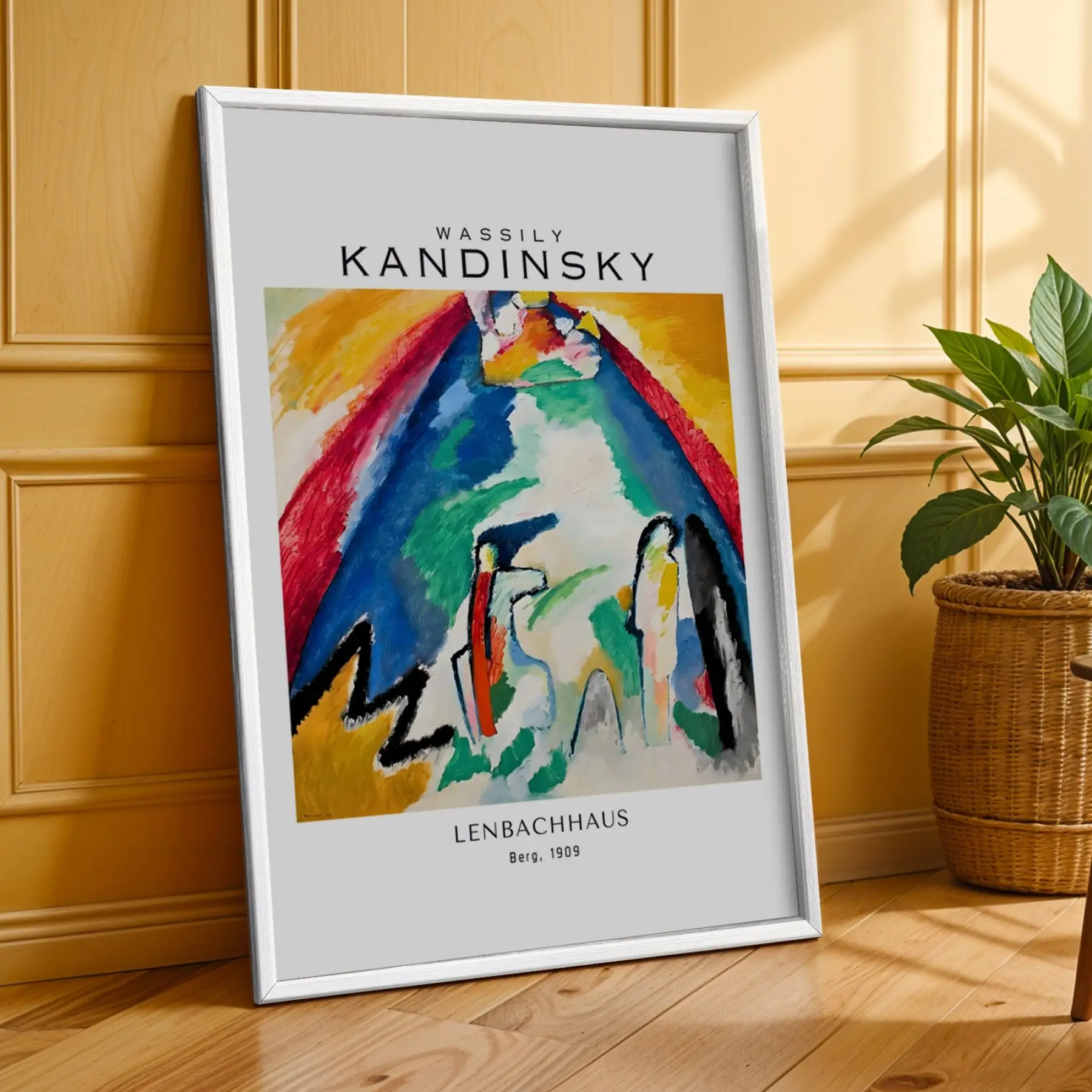 Dinamik Soyut Sanat Koleksiyonu Beyaz Çerçeveli 3lü Ahşap Tablo Seti