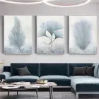 Doğanın Dansı Üçlü Metal Çerçeveli Tablo Takımı