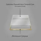 Toprak Tonlarında Soyut Harmoni Metal Çerçeveli Tablo Takımı