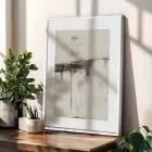 Minimalist Dalgalar ve Soyut Harmoni Beyaz Çerçeveli 3lü Ahşap Tablo Seti