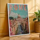 Pop Art Dünya Şehirleri Seti Beyaz Çerçeveli 3lü Ahşap Tablo Seti