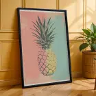 Pop-Art Lezzet Üçlüsü Siyah Çerçeveli 3lü Ahşap Tablo Seti