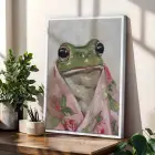 Çarpıcı Eklektik Sanat Üçlüsü Beyaz Çerçeveli 3lü Ahşap Tablo Seti