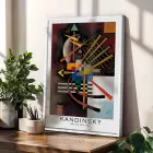 Dinamik Soyut Sanat Koleksiyonu Beyaz Çerçeveli 3lü Ahşap Tablo Seti