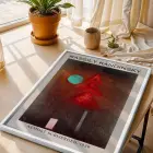 Dinamik Soyut Sanat Koleksiyonu Beyaz Çerçeveli 3lü Ahşap Tablo Seti