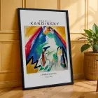 Dinamik Soyut Sanat Koleksiyonu Siyah Çerçeveli 3lü Ahşap Tablo Seti