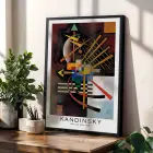 Dinamik Soyut Sanat Koleksiyonu Siyah Çerçeveli 3lü Ahşap Tablo Seti