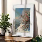Diverjan Sanat Üçlüsü Beyaz Çerçeveli 3lü Ahşap Tablo Seti
