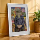 Diverjan Sanat Üçlüsü Beyaz Çerçeveli 3lü Ahşap Tablo Seti
