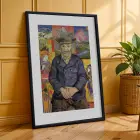 Diverjan Sanat Üçlüsü Siyah Çerçeveli 3lü Ahşap Tablo Seti