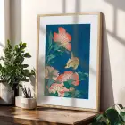 Uzak Doğu Klasik Sanat Seti Doğal Ahşap Çerçeveli 3lü Tablo Seti