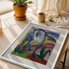 Canlı Sanat Mozaiki Beyaz Çerçeveli 3lü Ahşap Tablo Seti