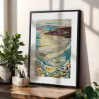 Farklı Sanat Akımları Üçlüsü Siyah Çerçeveli 3lü Ahşap Tablo Seti