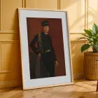 Dönemlerden Sanat Mozaiki Doğal Ahşap Çerçeveli 3lü Tablo Seti