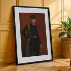 Dönemlerden Sanat Mozaiki Siyah Çerçeveli 3lü Ahşap Tablo Seti