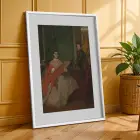 Derin Tonlar Sanat Koleksiyonu Beyaz Çerçeveli 3lü Ahşap Tablo Seti