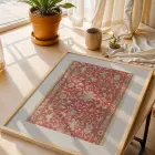Toprak Tonlu Etnik Sanat Doğal Ahşap Çerçeveli 3lü Tablo Seti