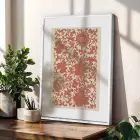 Toprak Tonlu Etnik Sanat Beyaz Çerçeveli 3lü Ahşap Tablo Seti